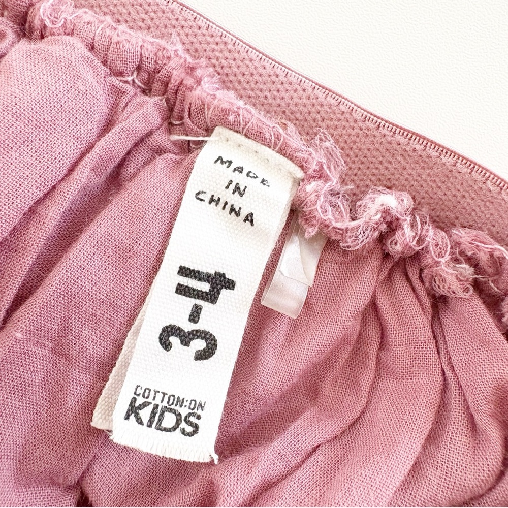 Cotton On Kids Girls Pink Tulle Maxi Tutu Skirt with Rose Gold Sequins Size 3-4 - Picture 6 of 13